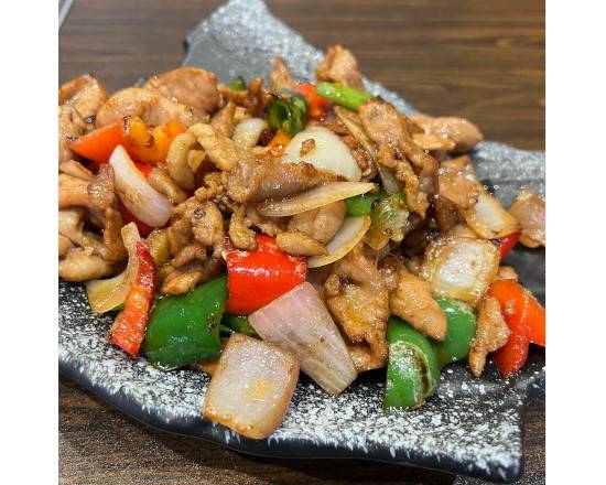 Country style chili chicken fillet 农家小炒鸡